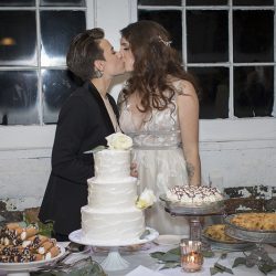 Wild beauty and rock star babes at this greenery wedding in Connecticut