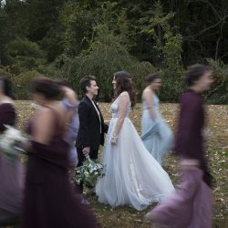 Wild beauty and rock star babes at this greenery wedding in Connecticut