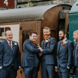 bkp 11 - All aboard this gorgeous steam train wedding with a museum party in Manchester, UK All aboard this gorgeous steam train wedding with a museum party in Manchester, UK