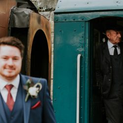 bkp 12 - All aboard this gorgeous steam train wedding with a museum party in Manchester, UK All aboard this gorgeous steam train wedding with a museum party in Manchester, UK