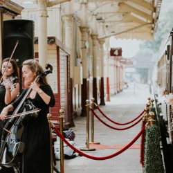 bkp 14 - All aboard this gorgeous steam train wedding with a museum party in Manchester, UK All aboard this gorgeous steam train wedding with a museum party in Manchester, UK