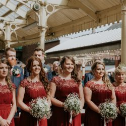 bkp 16 - All aboard this gorgeous steam train wedding with a museum party in Manchester, UK All aboard this gorgeous steam train wedding with a museum party in Manchester, UK