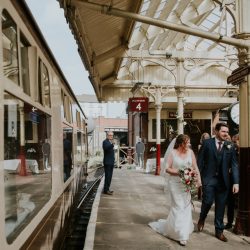 bkp 24 - All aboard this gorgeous steam train wedding with a museum party in Manchester, UK All aboard this gorgeous steam train wedding with a museum party in Manchester, UK