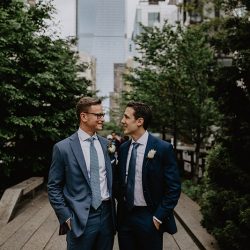 greg britt 010 - A chic Manhattan brunch wedding with two grooms & lots of greenery A chic Manhattan brunch wedding with two grooms & lots of greenery