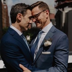 greg britt 049 - A chic Manhattan brunch wedding with two grooms & lots of greenery A chic Manhattan brunch wedding with two grooms & lots of greenery