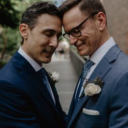 greg britt 050 - A chic Manhattan brunch wedding with two grooms & lots of greenery A chic Manhattan brunch wedding with two grooms & lots of greenery