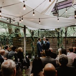 greg britt 183 - A chic Manhattan brunch wedding with two grooms & lots of greenery A chic Manhattan brunch wedding with two grooms & lots of greenery