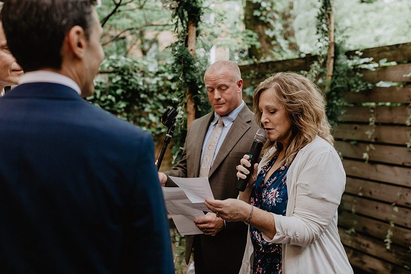 A chic Manhattan brunch wedding with two grooms & lots of greenery