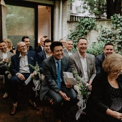 greg britt 196 - A chic Manhattan brunch wedding with two grooms & lots of greenery A chic Manhattan brunch wedding with two grooms & lots of greenery