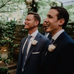 greg britt 205 - A chic Manhattan brunch wedding with two grooms & lots of greenery A chic Manhattan brunch wedding with two grooms & lots of greenery
