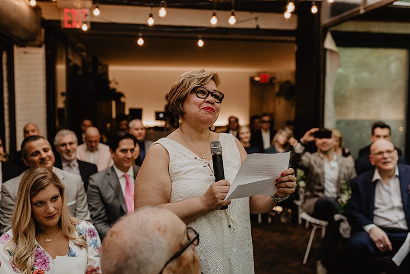 A chic Manhattan brunch wedding with two grooms & lots of greenery