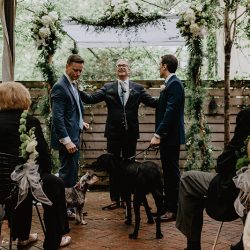 greg britt 212 - A chic Manhattan brunch wedding with two grooms & lots of greenery A chic Manhattan brunch wedding with two grooms & lots of greenery