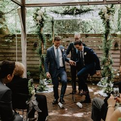 greg britt 242 - A chic Manhattan brunch wedding with two grooms & lots of greenery A chic Manhattan brunch wedding with two grooms & lots of greenery