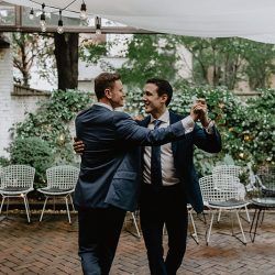 greg britt 356 - A chic Manhattan brunch wedding with two grooms & lots of greenery A chic Manhattan brunch wedding with two grooms & lots of greenery