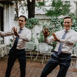 greg britt 371 - A chic Manhattan brunch wedding with two grooms & lots of greenery A chic Manhattan brunch wedding with two grooms & lots of greenery