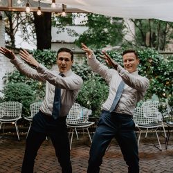 greg britt 374 - A chic Manhattan brunch wedding with two grooms & lots of greenery A chic Manhattan brunch wedding with two grooms & lots of greenery