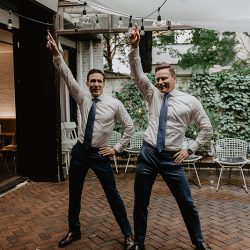 greg britt 378 - A chic Manhattan brunch wedding with two grooms & lots of greenery A chic Manhattan brunch wedding with two grooms & lots of greenery