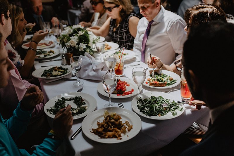 A chic Manhattan brunch wedding with two grooms & lots of greenery