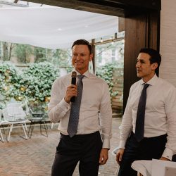 greg britt 422 - A chic Manhattan brunch wedding with two grooms & lots of greenery A chic Manhattan brunch wedding with two grooms & lots of greenery