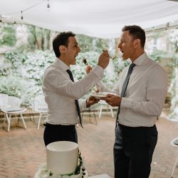greg britt 440 - A chic Manhattan brunch wedding with two grooms & lots of greenery A chic Manhattan brunch wedding with two grooms & lots of greenery