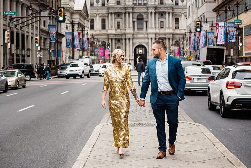 A sweet Philadelphia elopement with an homage to some of the best photo spots in Philly