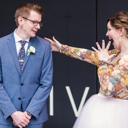 B First Look 13 - A whimsical & intimate pop culture wedding in Chicago? As you wish A whimsical & intimate pop culture wedding in Chicago? As you wish