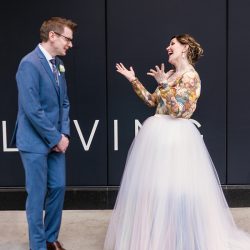 B First Look 14 - A whimsical & intimate pop culture wedding in Chicago? As you wish B First Look 14