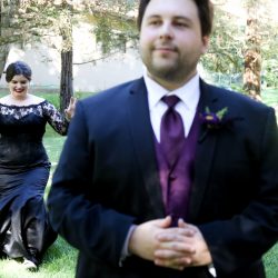 Here's how Jeff Goldblum helped make this horror film-inspired Halloween wedding come to be