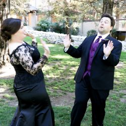 Here's how Jeff Goldblum helped make this horror film-inspired Halloween wedding come to be