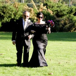 Here's how Jeff Goldblum helped make this horror film-inspired Halloween wedding come to be