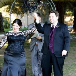 Here's how Jeff Goldblum helped make this horror film-inspired Halloween wedding come to be