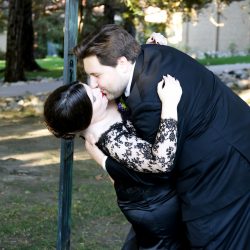 Here's how Jeff Goldblum helped make this horror film-inspired Halloween wedding come to be