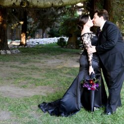 Here's how Jeff Goldblum helped make this horror film-inspired Halloween wedding come to be