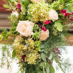 A New York confectionery wedding with smoke bombs, viking horns, & a haunted paintball field