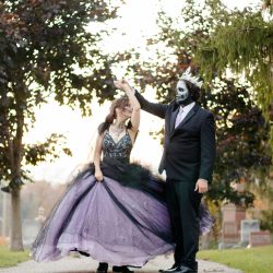 Faubert Glendinning LifeisBeautifulPhotography MelanieCory229 big - A Hallowedding costume party with a gorgeous purple and black gown A Hallowedding costume party with a gorgeous purple and black gown