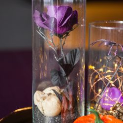 Faubert Glendinning LifeisBeautifulPhotography MelanieCory299 big - A Hallowedding costume party with a gorgeous purple and black gown A Hallowedding costume party with a gorgeous purple and black gown