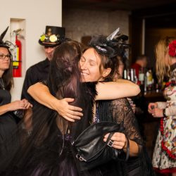 Faubert Glendinning LifeisBeautifulPhotography MelanieCory334 big - A Hallowedding costume party with a gorgeous purple and black gown A Hallowedding costume party with a gorgeous purple and black gown