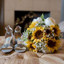 Sunflowers, video games, and ribbon wands at this Kentucky mansion wedding