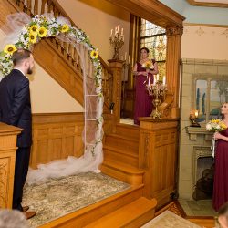 Sunflowers, video games, and ribbon wands at this Kentucky mansion wedding