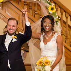 Sunflowers, video games, and ribbon wands at this Kentucky mansion wedding
