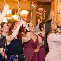 Sunflowers, video games, and ribbon wands at this Kentucky mansion wedding