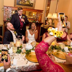 Sunflowers, video games, and ribbon wands at this Kentucky mansion wedding