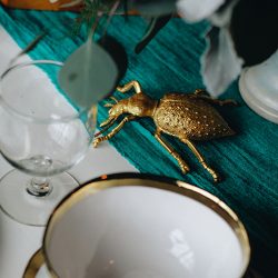 Insect Bridal Chettara T Photography 113 - Beautiful and avant-garde insect-themed wedding inspo Who knew a insect-themed wedding could be one of the most beautiful & avant garde EVER