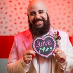 Kate Alison Photography Queer Pink LGBTQ Brooklyn Styled Shoot OBB 36 - Hot pink carnival meets rainbows & tulle at this Brooklyn vow renewal Kate Alison Photography Queer Pink LGBTQ Brooklyn Styled Shoot OBB 36