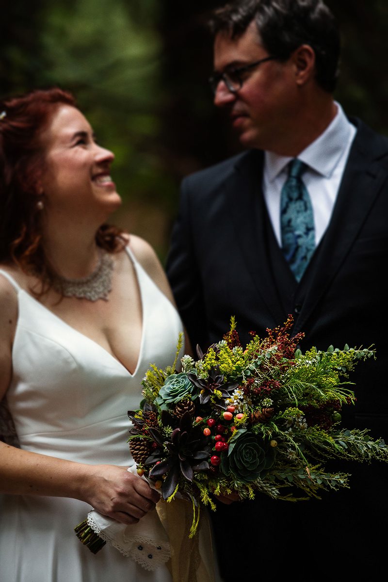 A rustic meets glam camping Hallowedding in Mendocino, CA