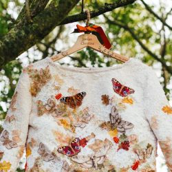 A wild woodland Halloween wedding in Kent with smoke grenades, pumpkins, & an Irish band