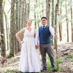 Xiaoqi Li Photography Krystyn Joe Wedding 184 - A Virginia backyard wedding with Lord of the Rings details This Virginia backyard wedding combined Scottish heritage with Lord of the Rings