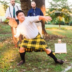 Xiaoqi Li Photography Krystyn Joe Wedding 620 - A Virginia backyard wedding with Lord of the Rings details This Virginia backyard wedding combined Scottish heritage with Lord of the Rings