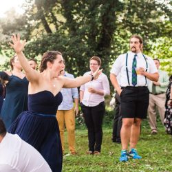 Xiaoqi Li Photography Krystyn Joe Wedding 689 - A Virginia backyard wedding with Lord of the Rings details This Virginia backyard wedding combined Scottish heritage with Lord of the Rings