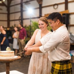 Xiaoqi Li Photography Krystyn Joe Wedding 700 - A Virginia backyard wedding with Lord of the Rings details This Virginia backyard wedding combined Scottish heritage with Lord of the Rings